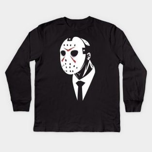 Jason Voorhees - Dressed to Kill Kids Long Sleeve T-Shirt